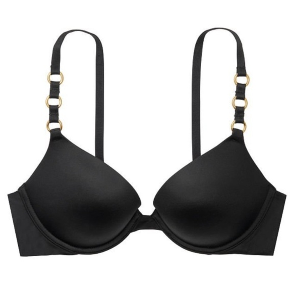 Victoria’s Secret Very Sexy Black Plunge Push Up Bra | 32DDD